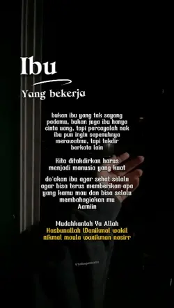 ibu yang bekerja
