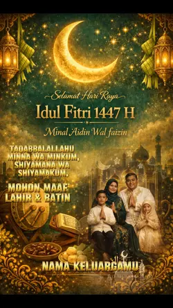 Kartu Ucapan Lebaran