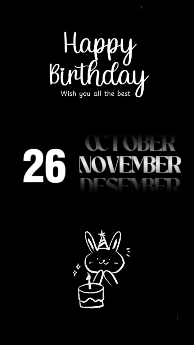 HBD 26 NOVEMBER 