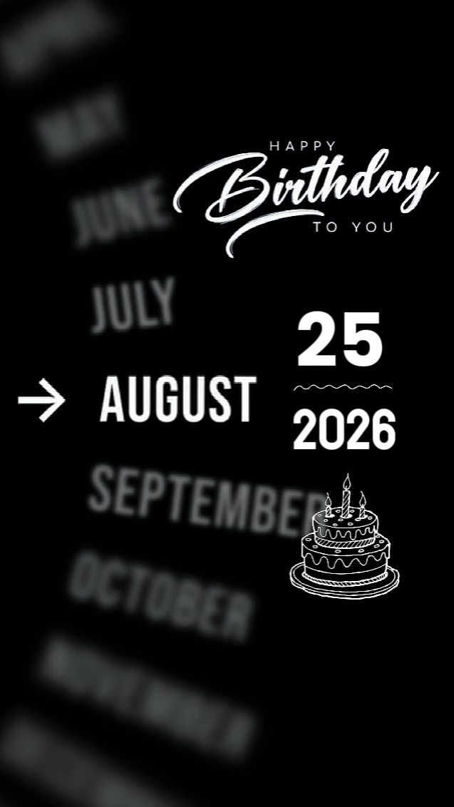 BDAY SISTER 25 AUG