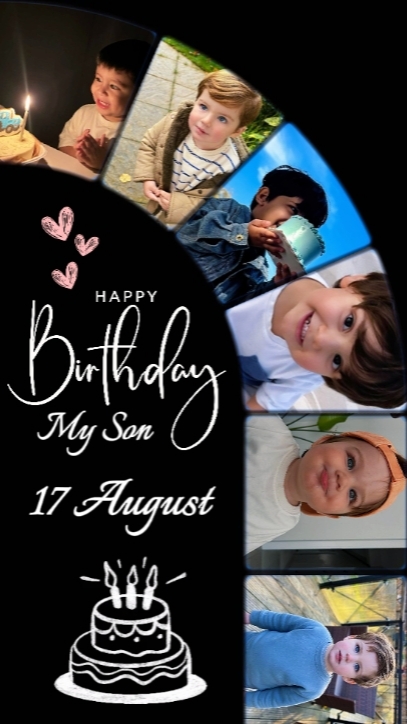 Birthday Son 17 Aug