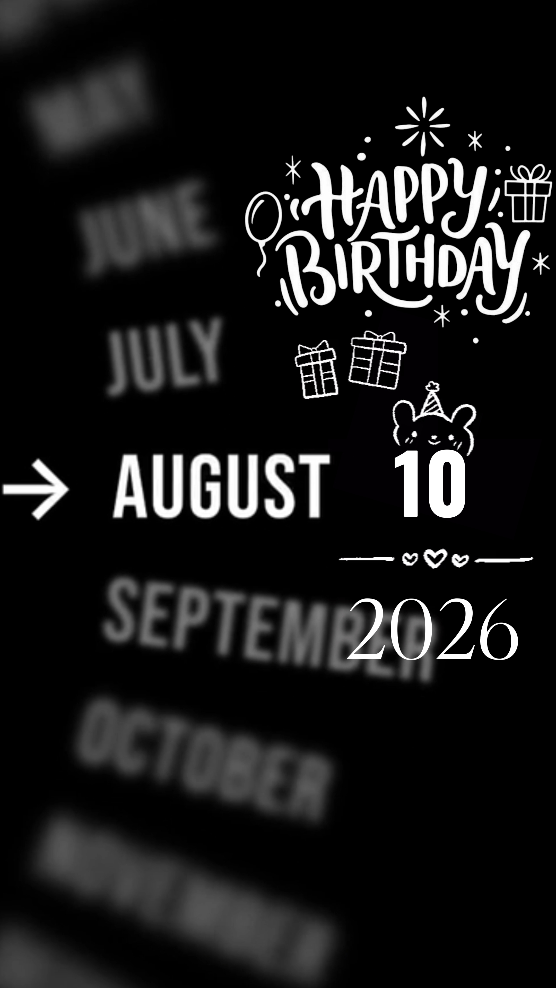 Birthday my husband 