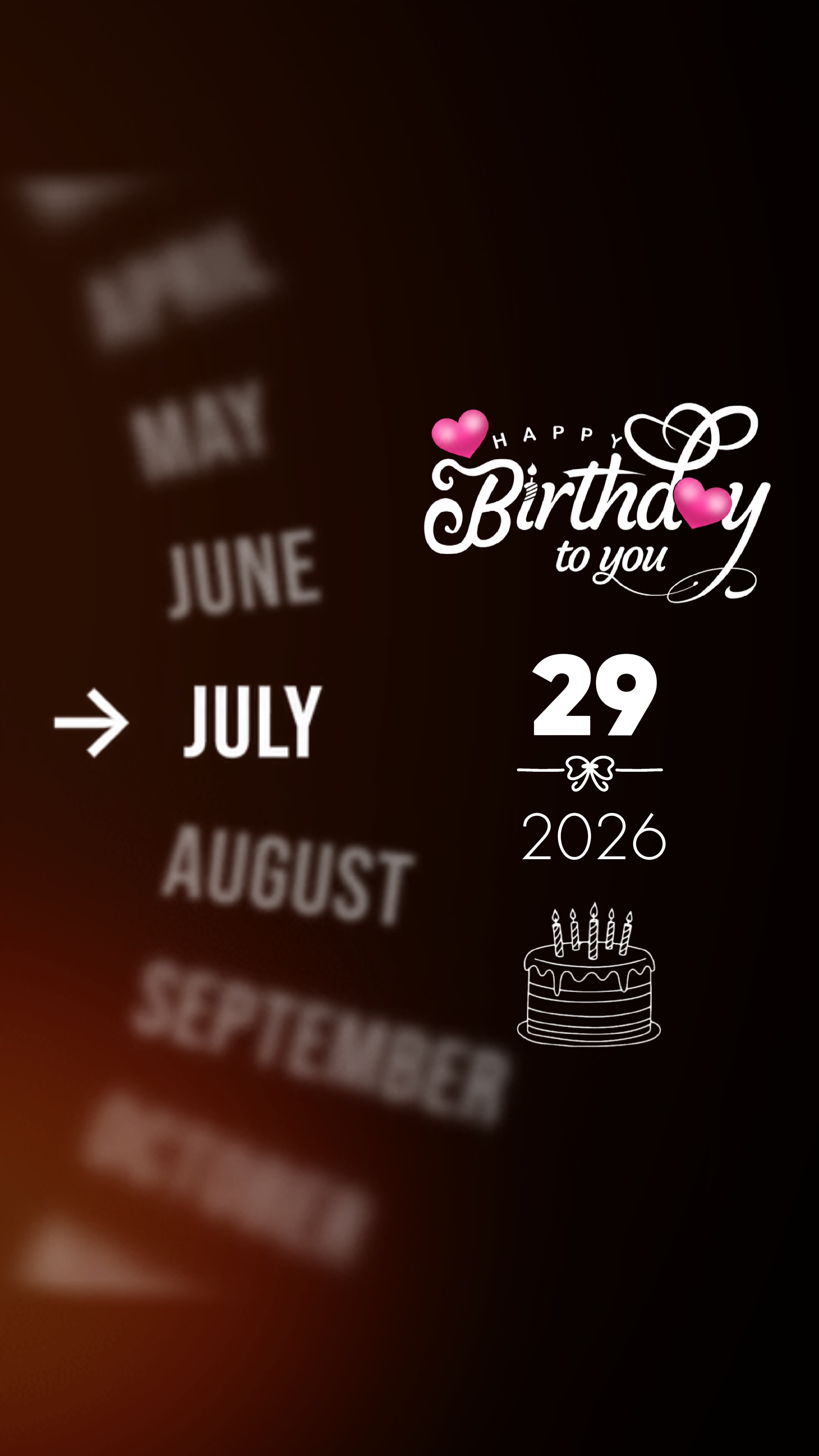 ANIVERSÁRIO 29 DE JULHO