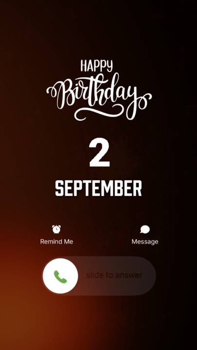 ANNIVERSAIRE 2 SEPTEMBRE