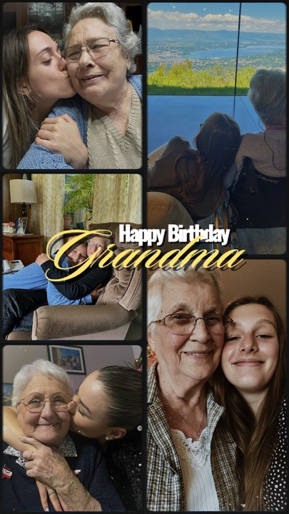 Anniversaire grand-mère