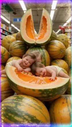 Baby Melon Slide!