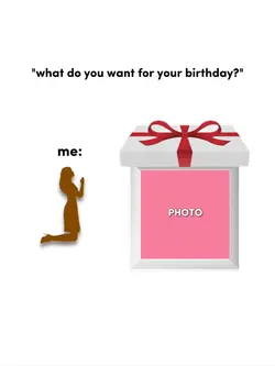 want for my birthday