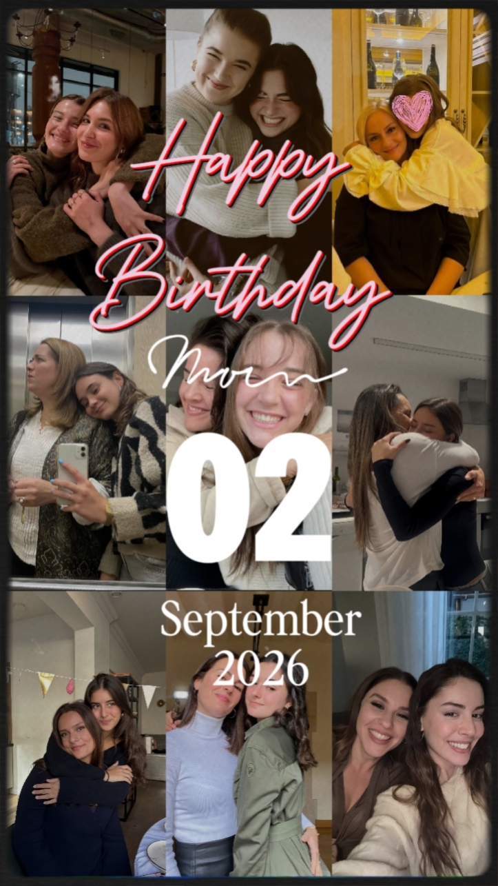 Aniversário mãe 