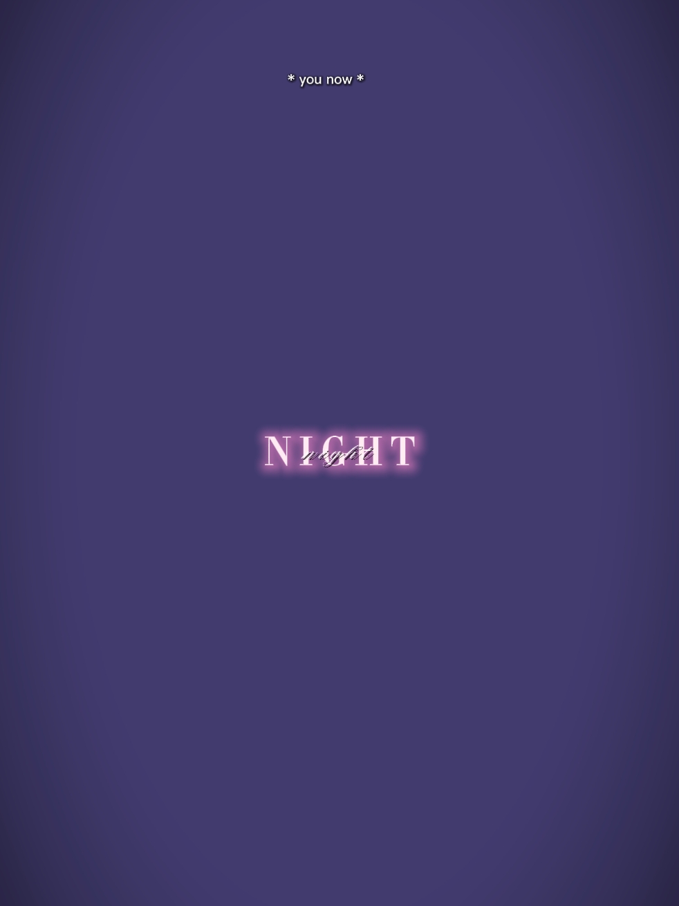 call it night