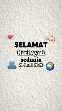 hari ayah sedunia 