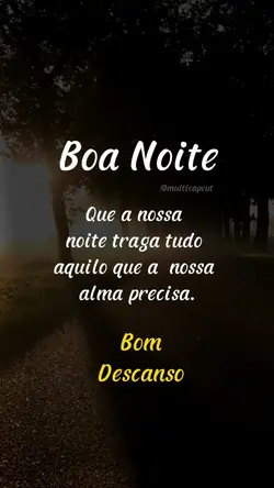 boa noite