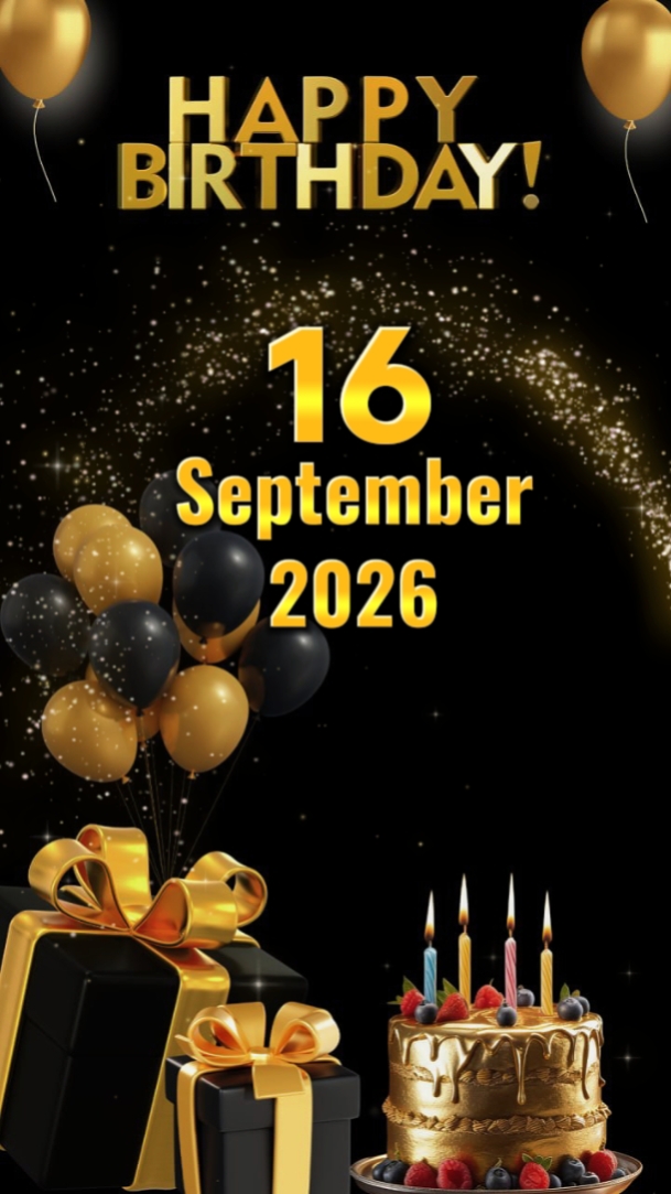 hbd 16 September 