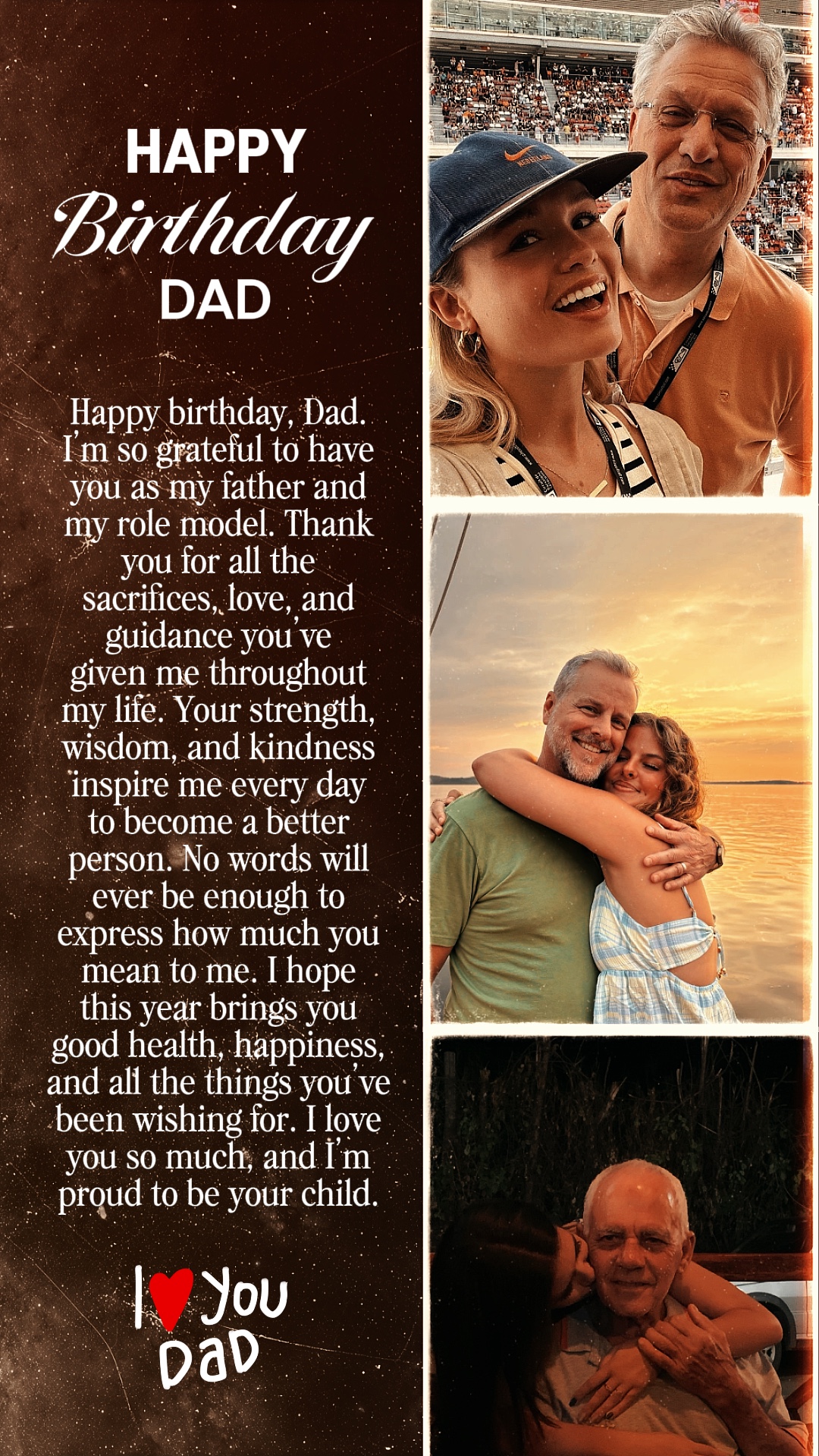 ANIVERSÁRIO DO PAI 