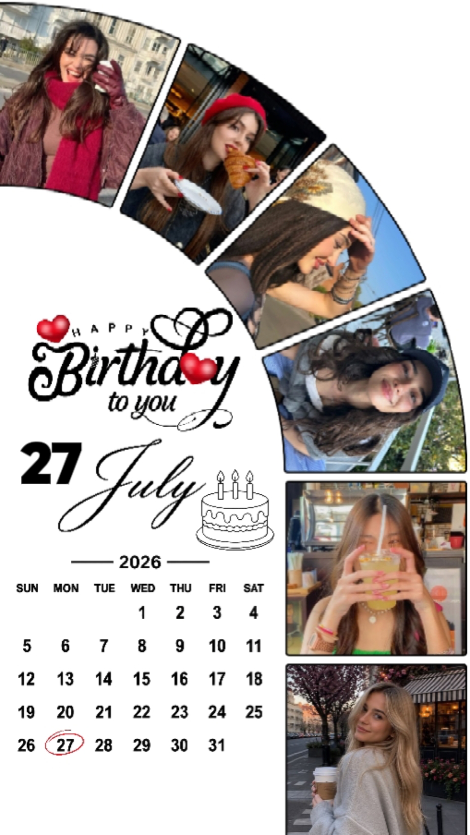 BIRTHDAY 27 JULY