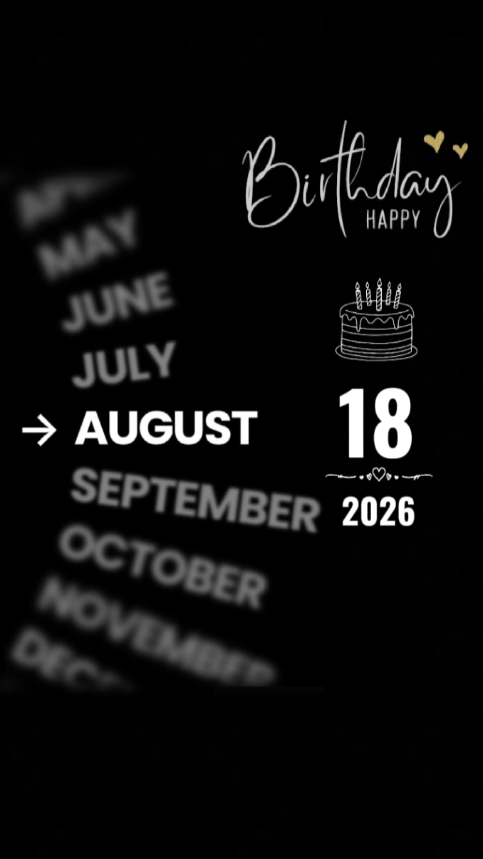 BDAY LOVE 18 AUGUST