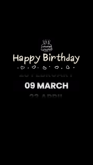 ANNIVERSAIRE 9 MARS 