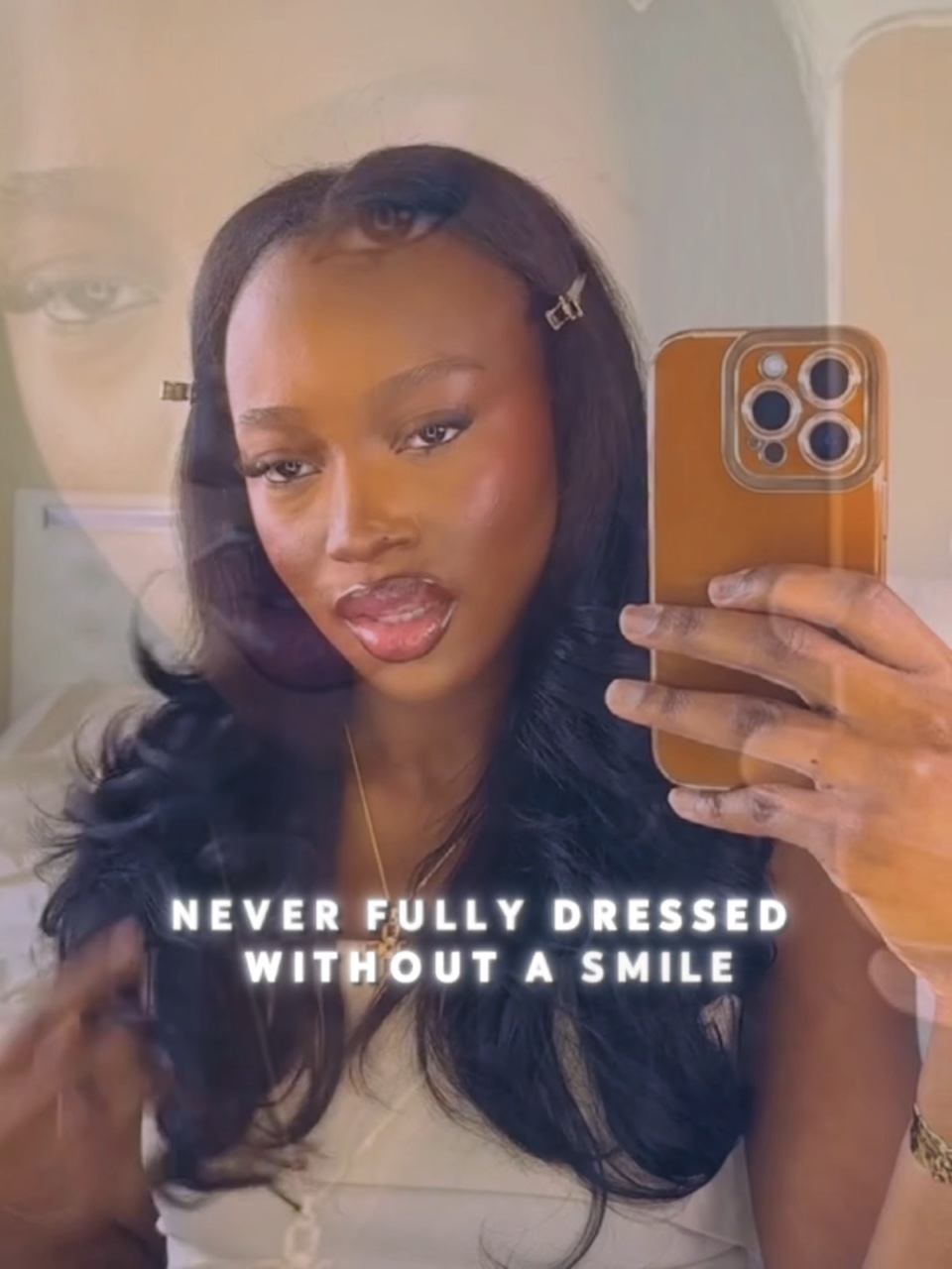 Without a smile