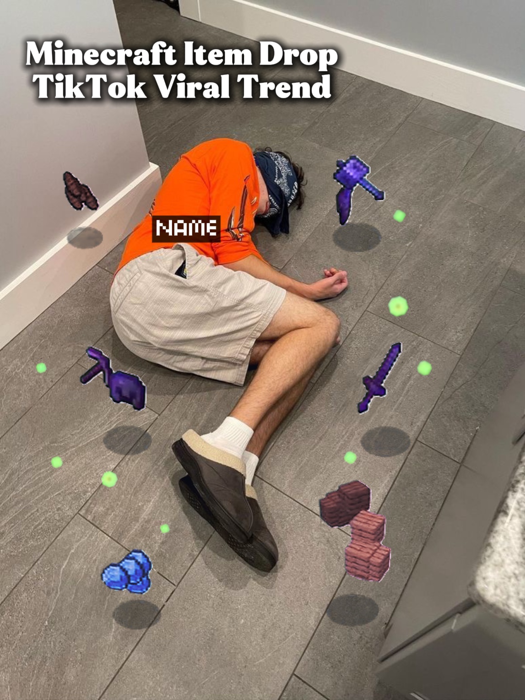 Minecraft öğe düşüşü😂