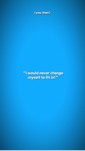 Change myself
