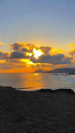 Video sunset estetik