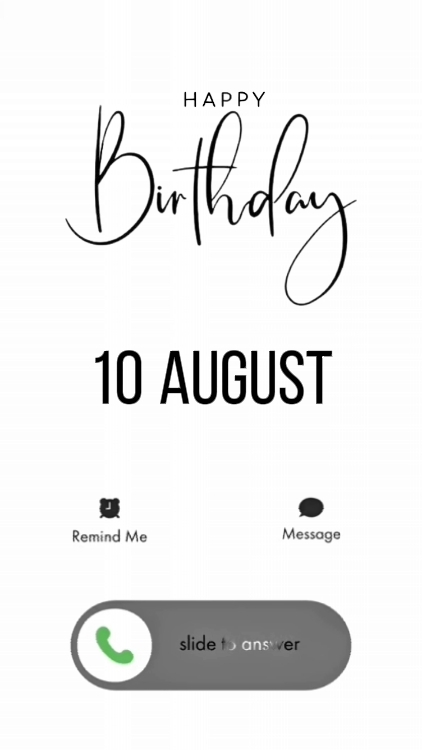BDAY HUSBAND AUGUST
