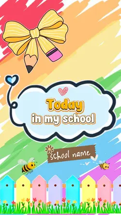 today in my school