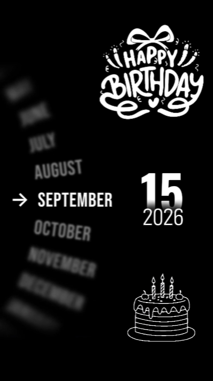 HBD 15 September 