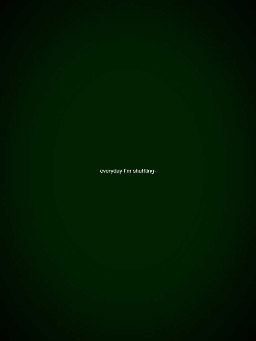 shuffling 