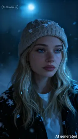 Cinematic Snow Photo