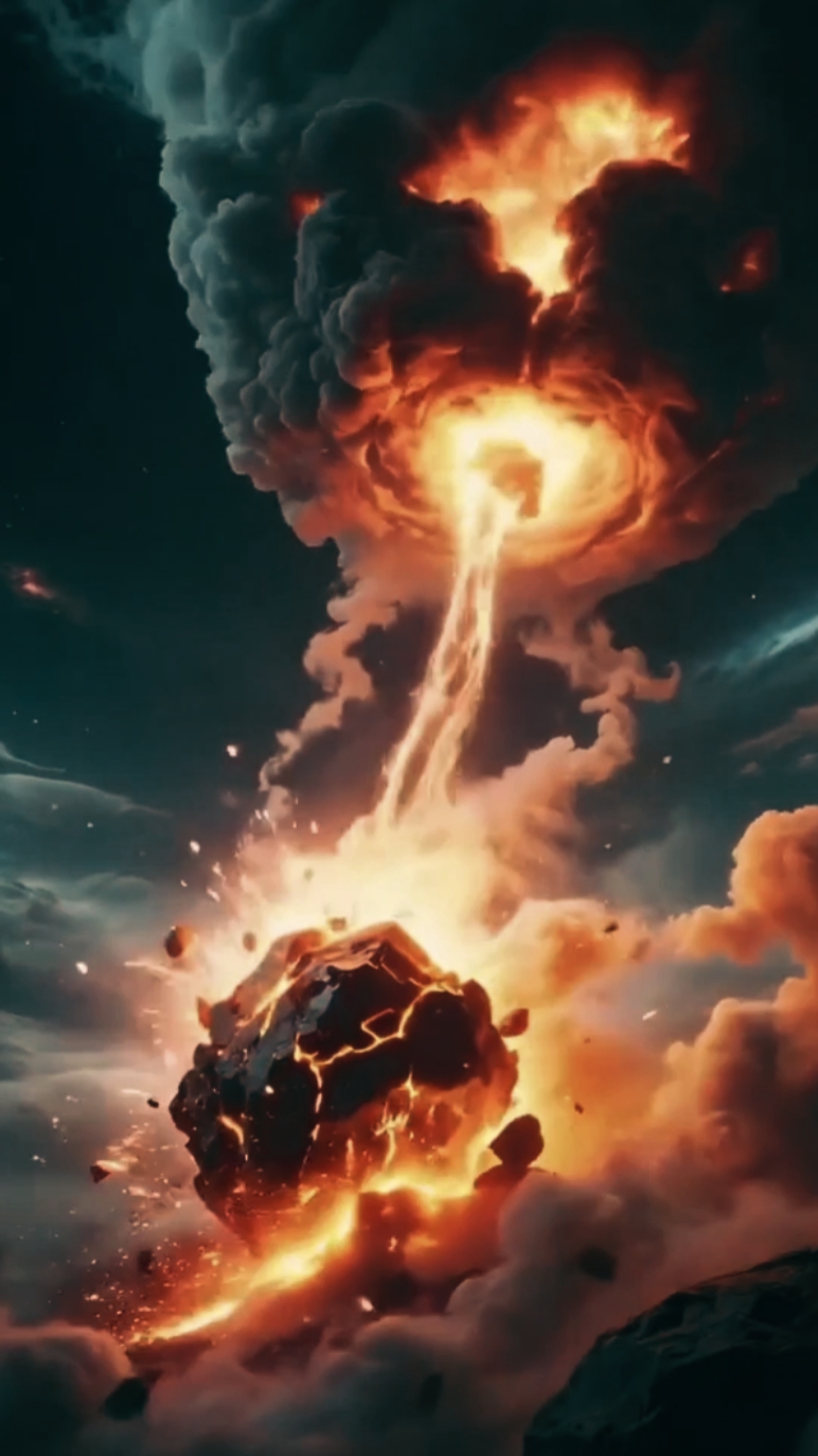 efek meteor viral 