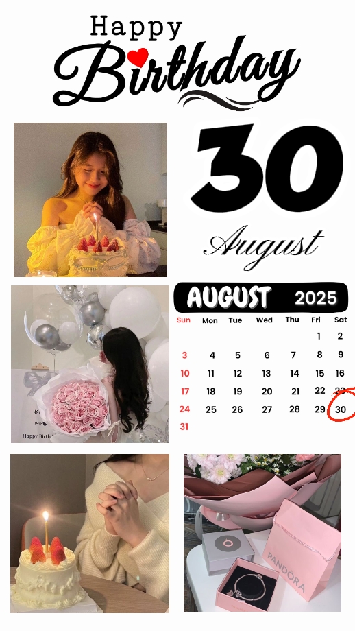 anniversaire 30 août 