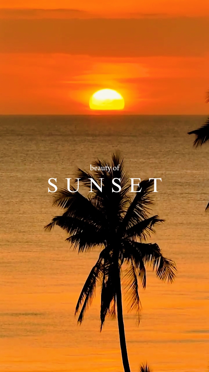 Video estetek al atardecer