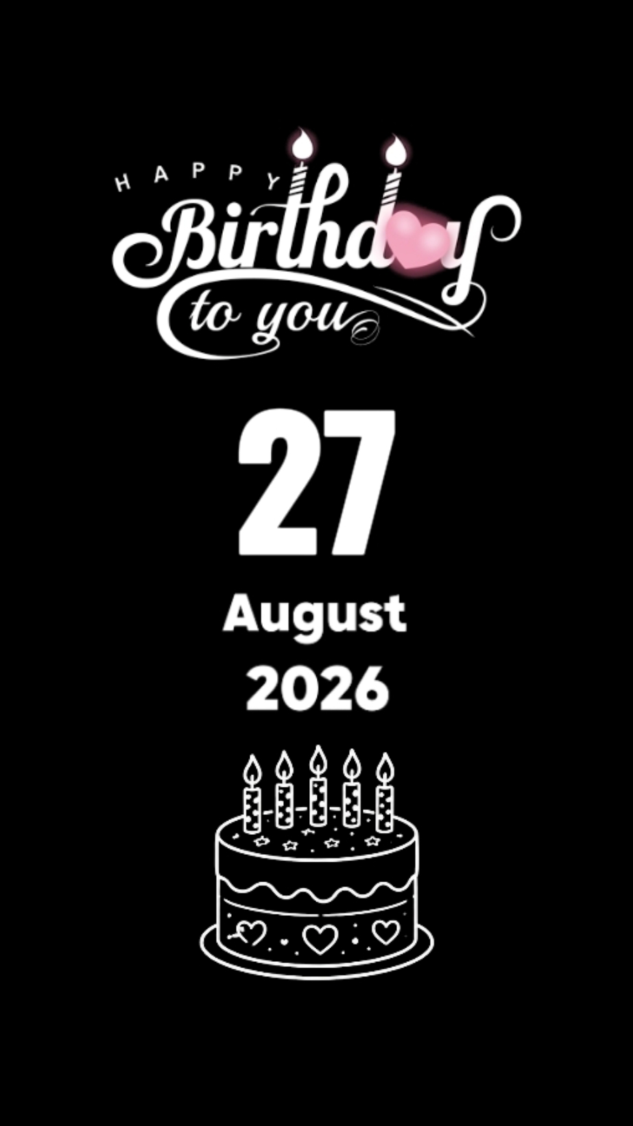 SELAMAT ULANG TAHUN SAYANG 27 AGUSTUS