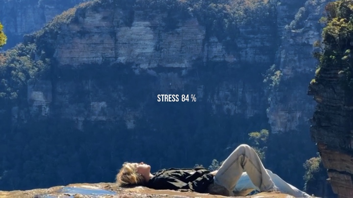 Stress 100 % - 0 %