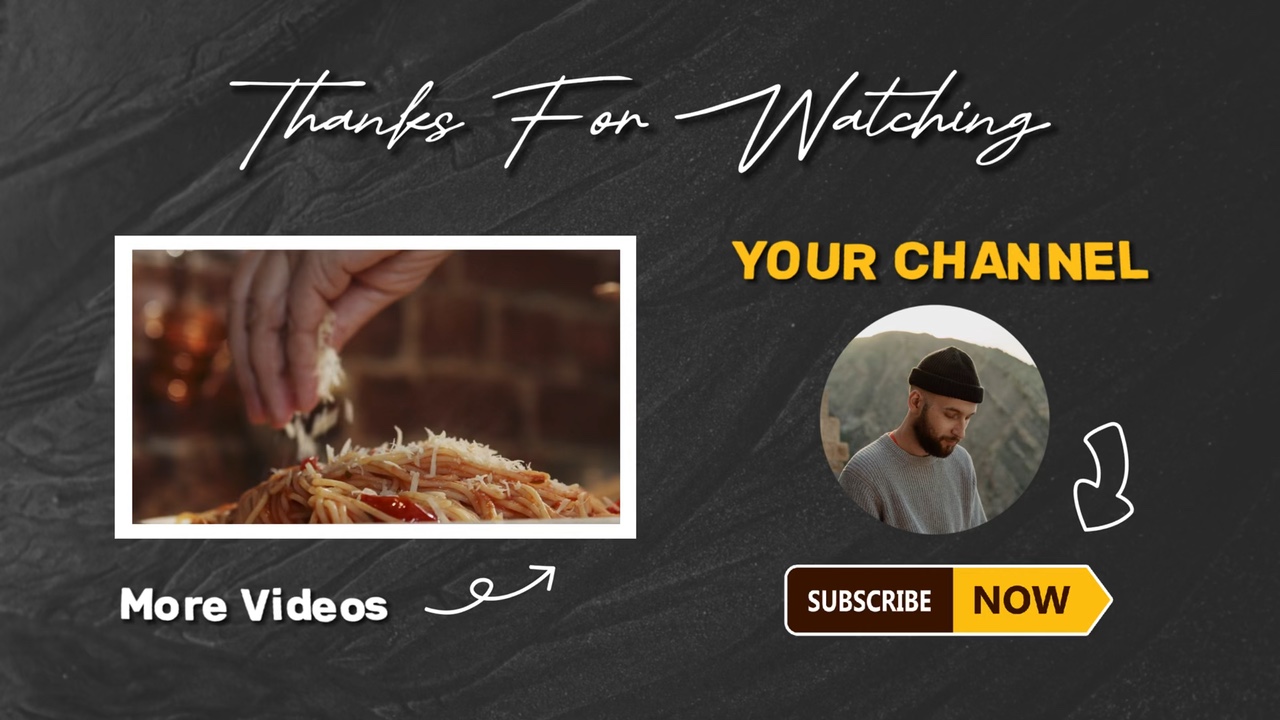 Food Outro Template 