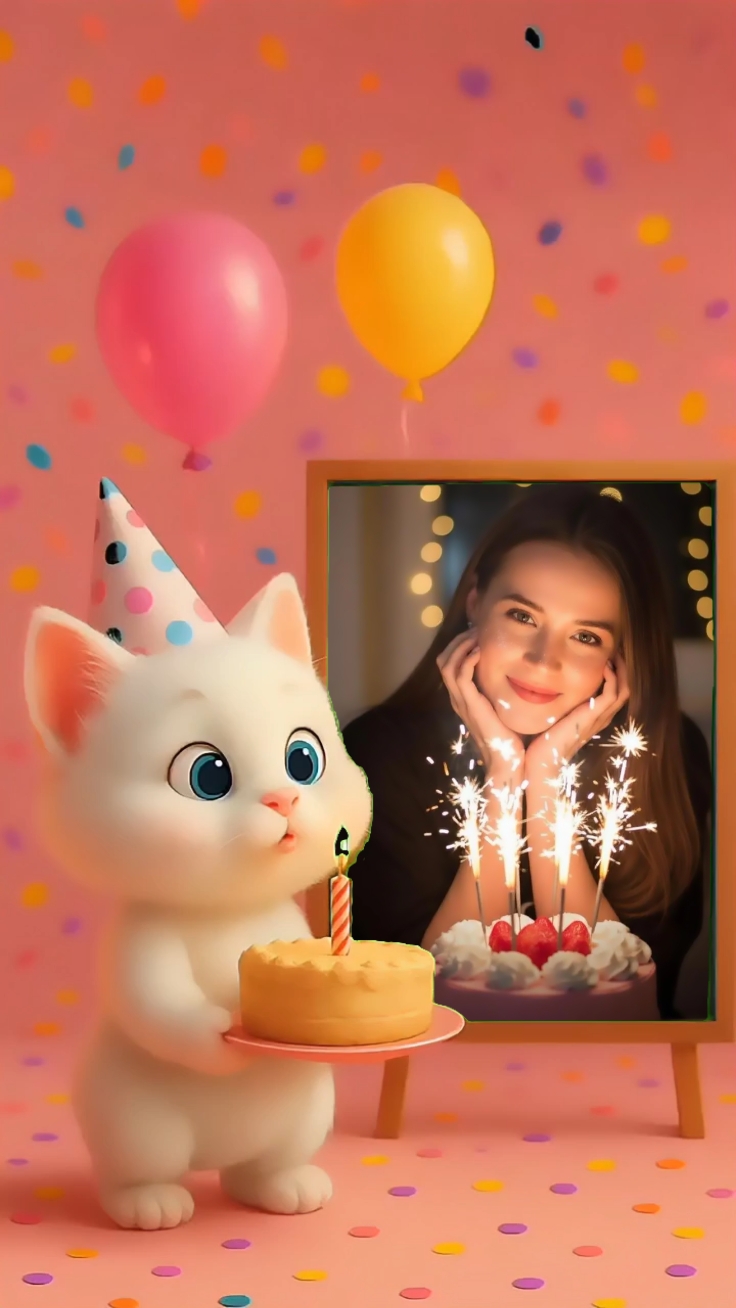 Kucing Selamat Ulang Tahun