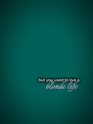 Vie blonde