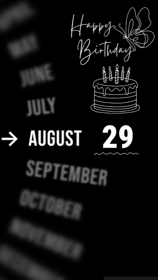 Selamat ulang tahun Sahabat 29 Agustus