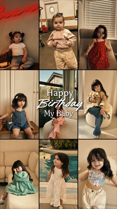 DOĞUM GÜNÜ COLLAGEBEBEĞİ