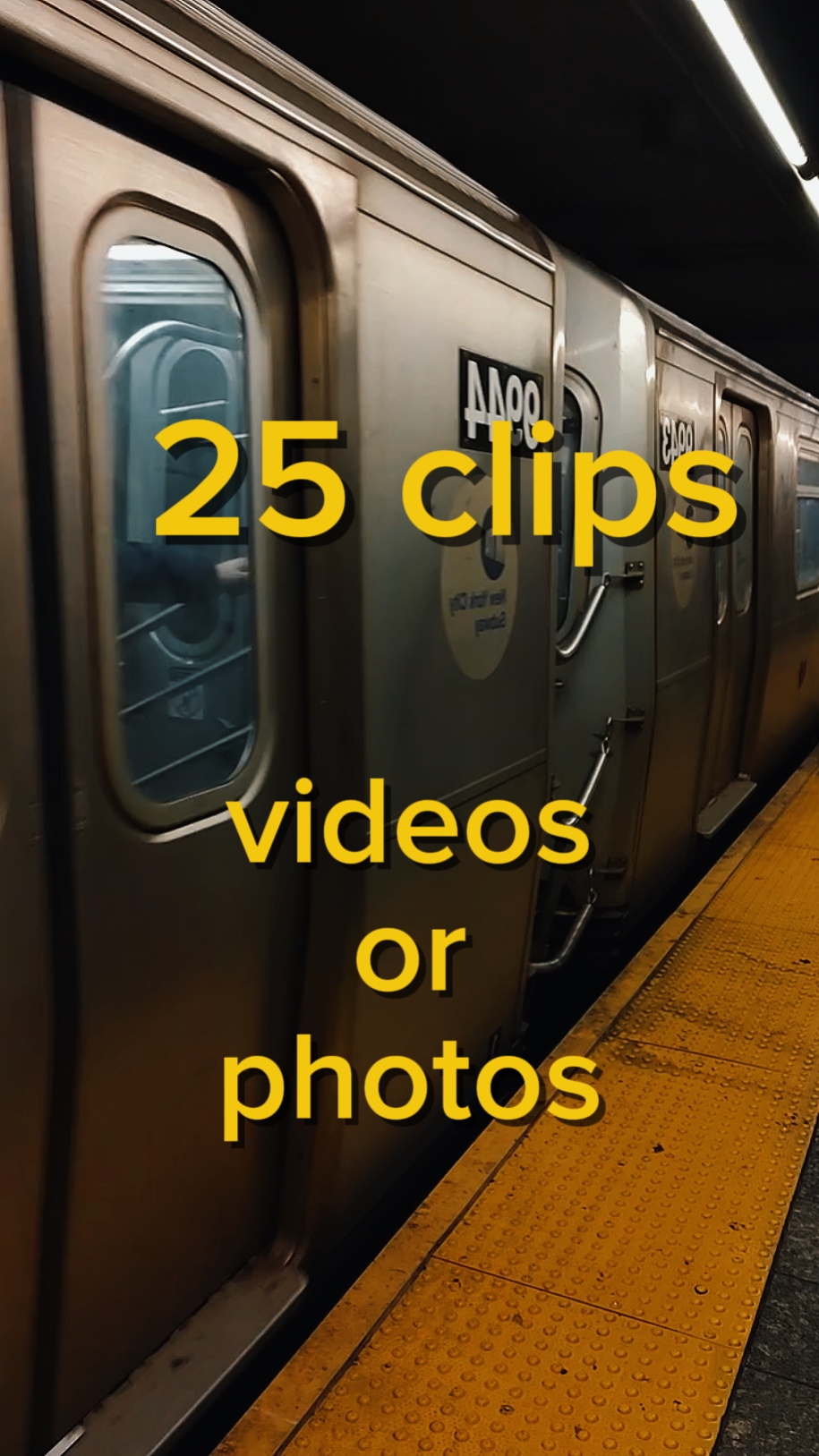 25 clips video/photo