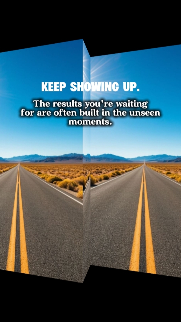 KEEP SHOWING UP