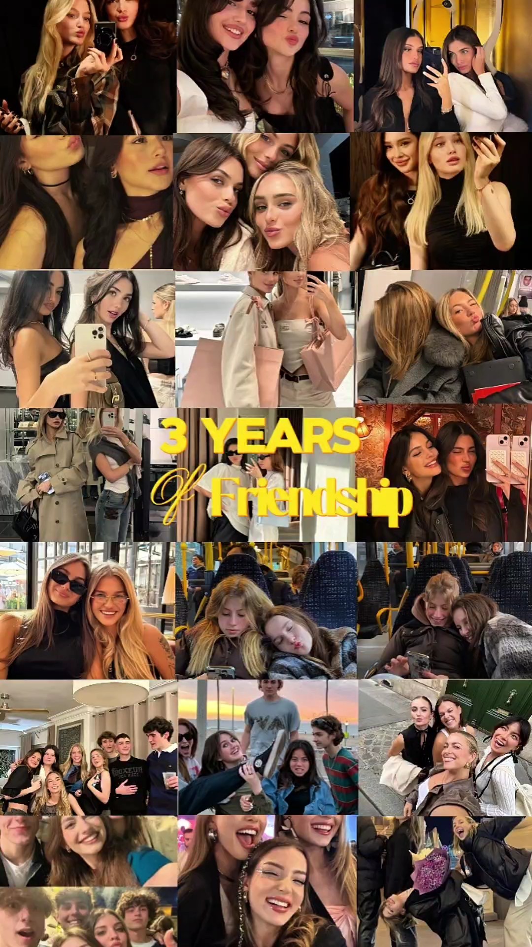 3 años de amistad