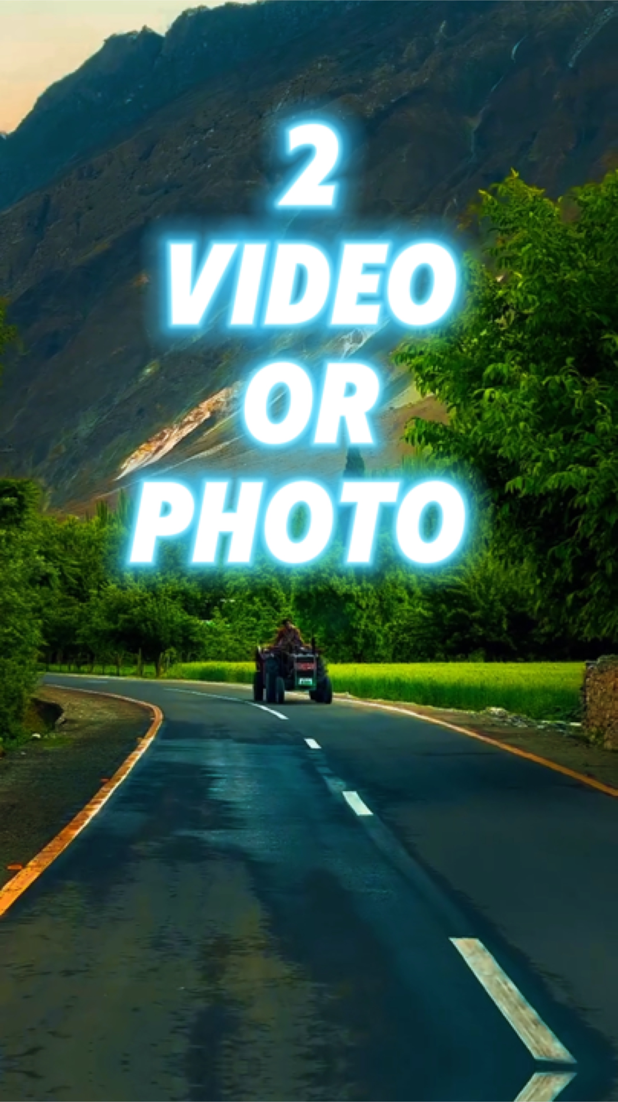 2 video atau foto 