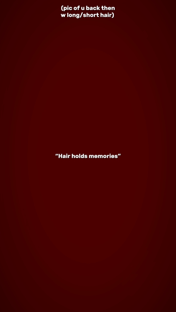 Les cheveux gardent des souvenirs
