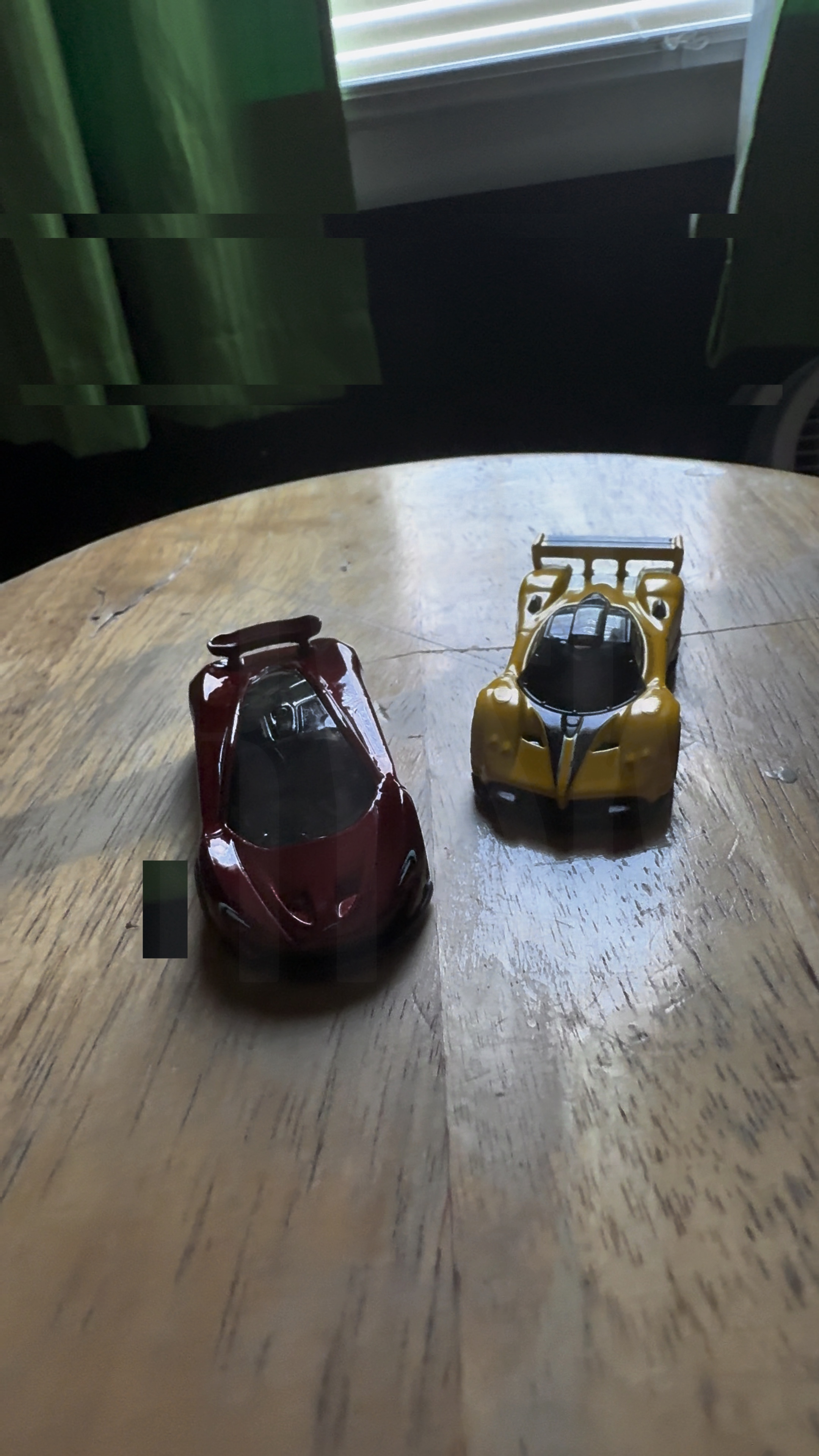 Edição de carro de brinquedo