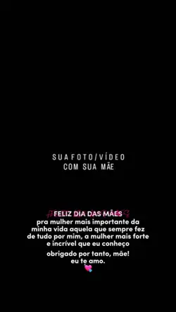 Feliz Dia Das Mães!