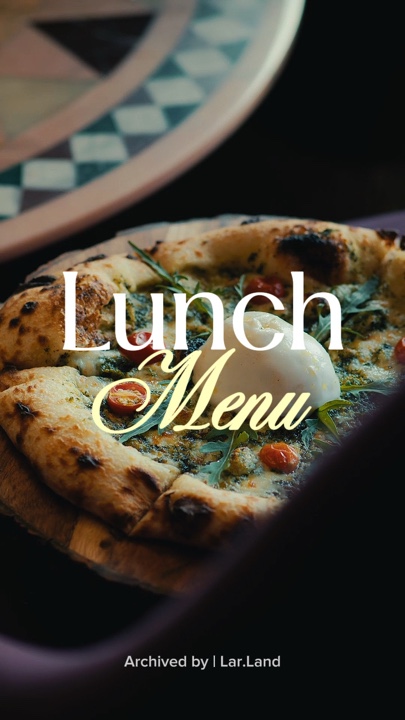 Lunch Menu