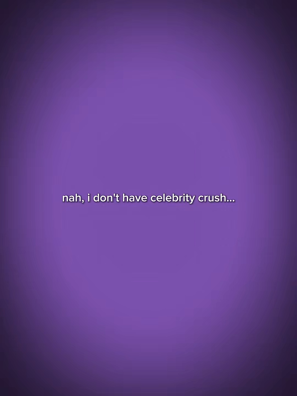 celebrity crush