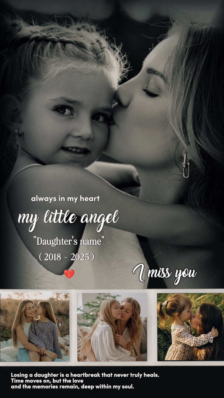 Te extraño hija