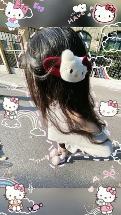 Tách nền Hello Kitty
